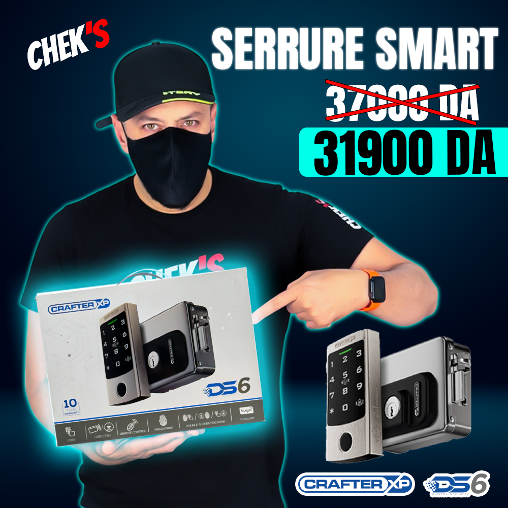 قفل ذكي CRAFTERXP DS6 - Image 1