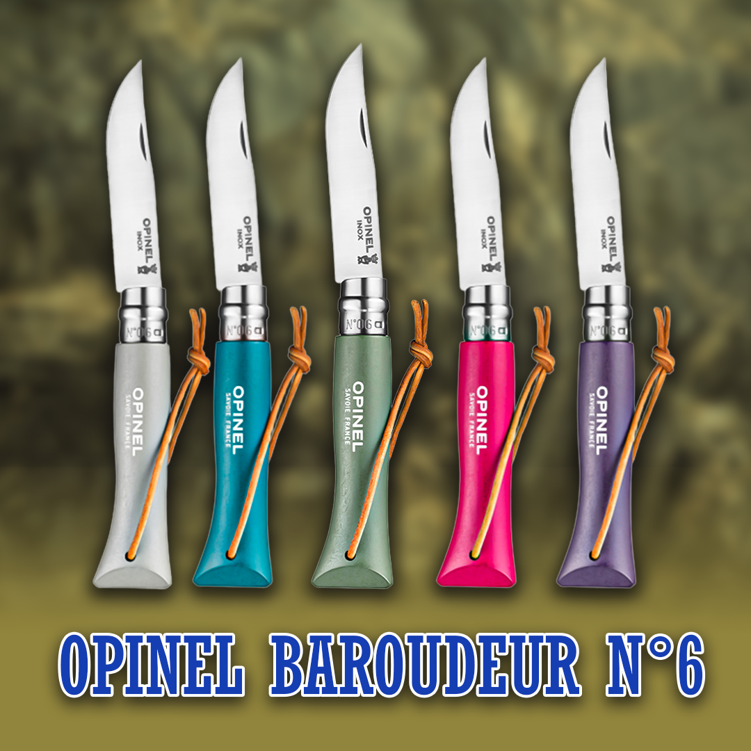 Couteau Pliant Baroudeur N°6 Lame en Inox Opinel - Image 1